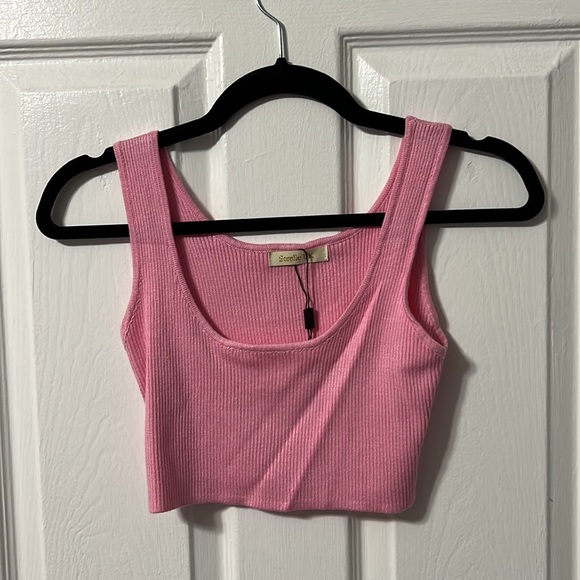 Sorelle Uk pink two piece ribbed skirt set - Picture 2 of 5